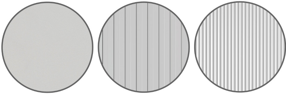 Oberflaechen der Moebelfronten