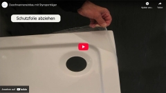 Einbauvideo: Duschbecken mit Styroporwannenträger
