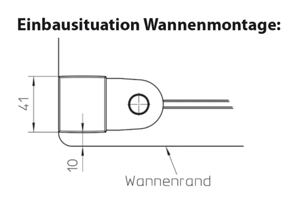 Pendeltüren 90 cm mit Seitenwand 80 cm, Glas: 6 mm