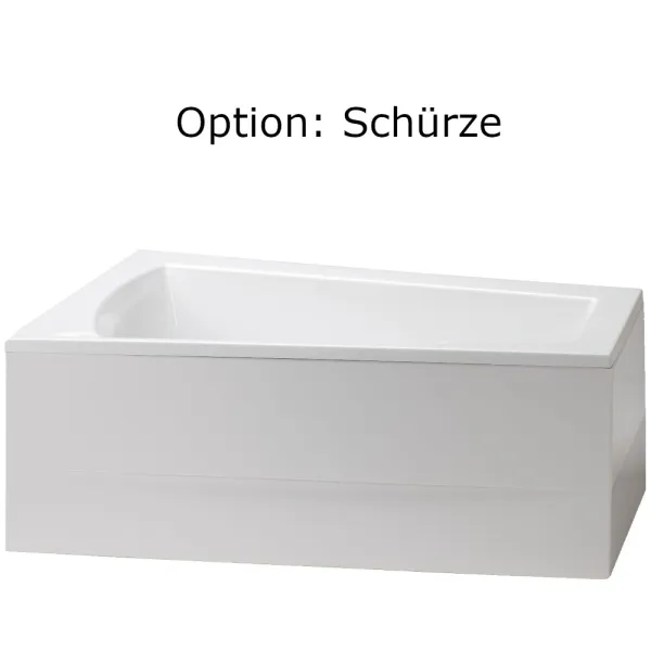 Schürze der Badewanne 160x100, 170x100 und 175x135 cm LARA - extra tief 50 cm