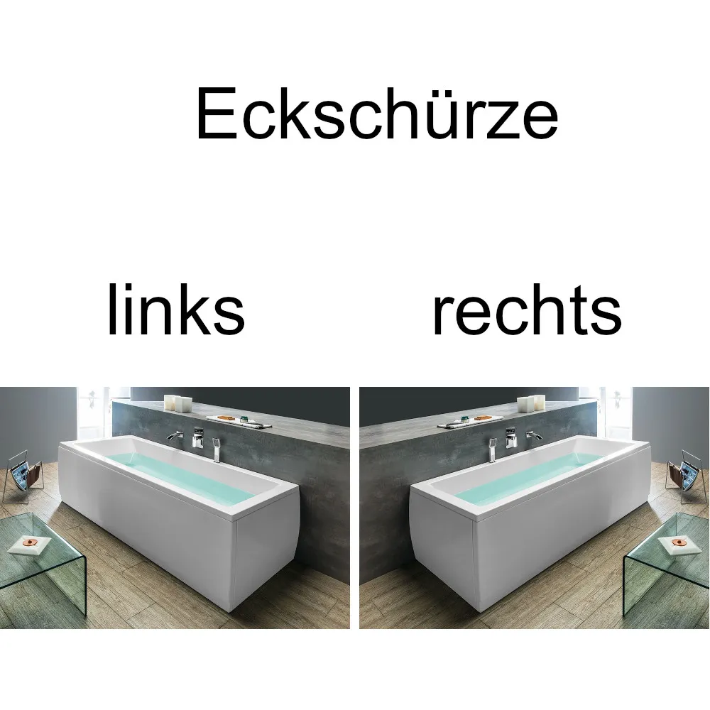Schürze der Badewanne HOMARLENE in verschiedenen Größen aus Acryl