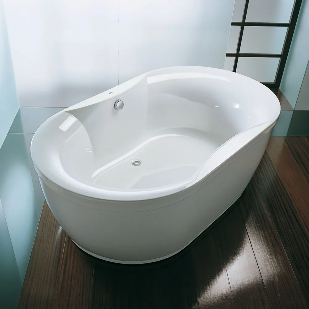 Badewanne 190x110 cm GLORUS mit Schürze - extra tief mit 49 cm