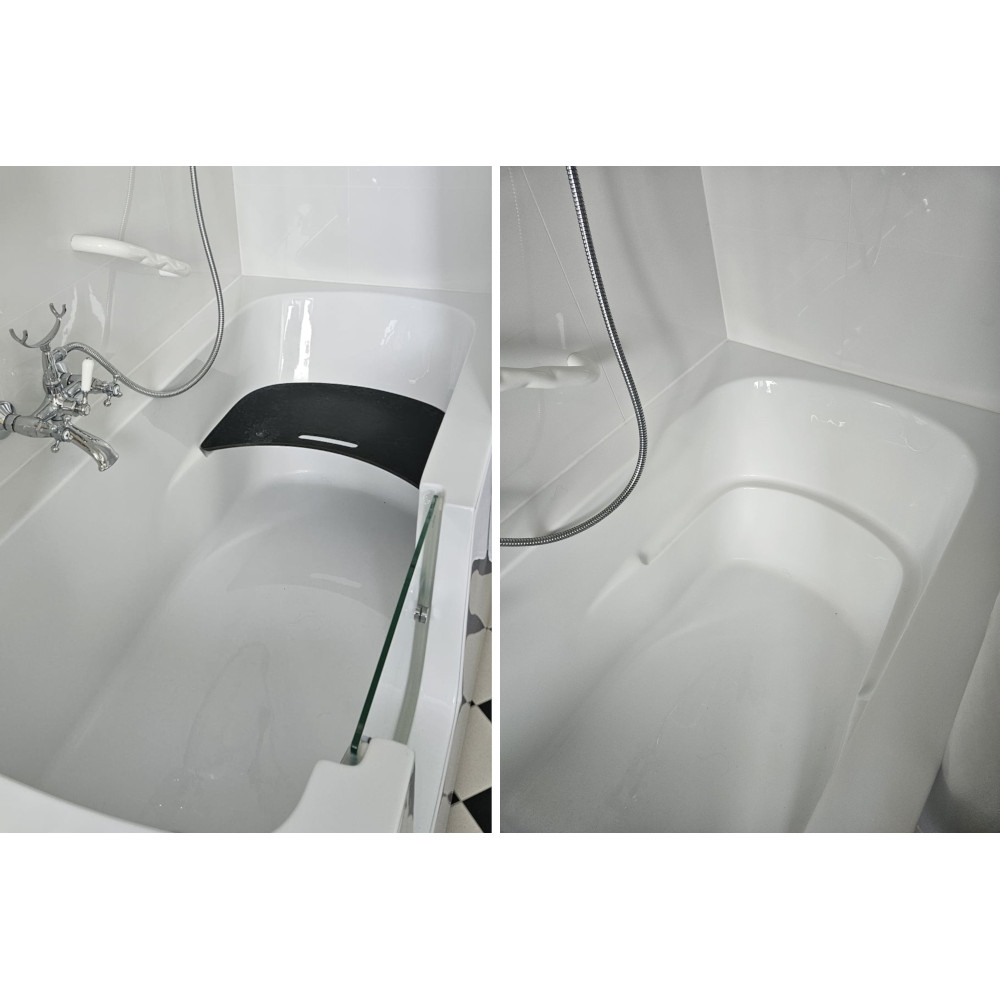 Sitz der Badewanne mit Tür 160x75 cm POVI