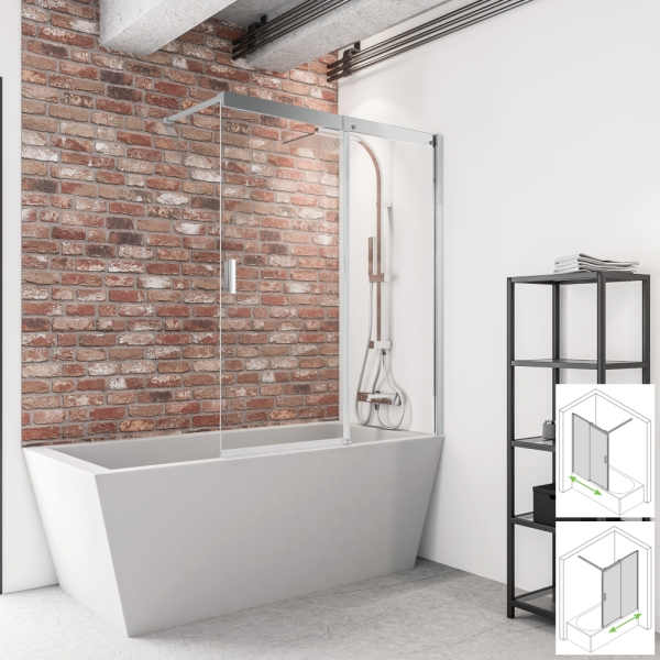 Duschwand Badewanne Schiebetür: Die Perfekte Lösung für Ihr Badezimmer