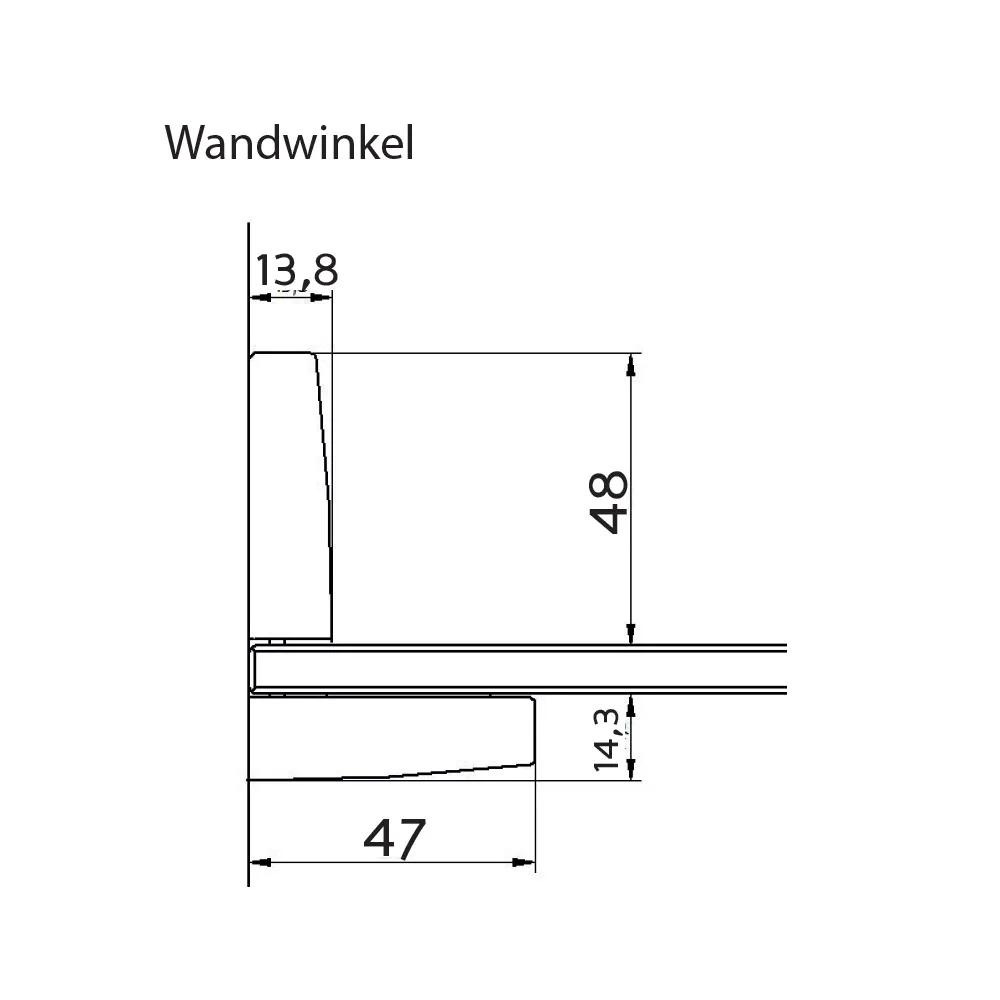 Wandwinkel der Eckdusche mit Pendeltür und fester Seitenwand, Maßanfertigung bis 160 cm, 8 mm ESG