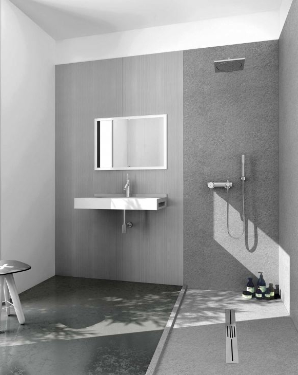 Duschrückwand 800x2400 mm bzw. 80x240 cm aus 7 mm Mineralguss Duschrückwand 800x2400 mm bzw. 80x240 cm aus 7 mm Mineralguss