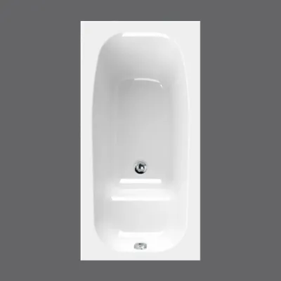 Badewanne 140x70 cm DOBRA-140 mit Sitz - Rechteckbadewanne