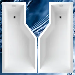 Badewanne 150x75, 160x80, 170x80 cm TUBA - Raumspar