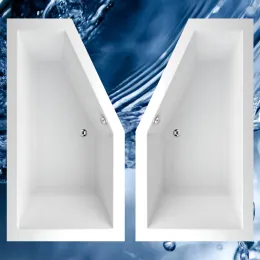 Badewanne 160x90 und 170x90 cm LAGOS - extra tief 50 cm