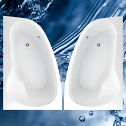 Badewanne 160x95 / 175x110 cm DORADO - Raumsparwanne