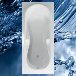 Badewanne 1700x750 mm  / 170x75 cm  CANARIA - Acryl Rechteckbadewanne