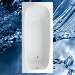 Badewanne 1700x750 mm  / 170x75 cm  ELBA - Acryl Rechteckbadewanne