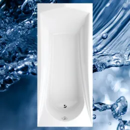 Badewanne 1800x800 mm  / 180x80 cm ETNA - Acryl Rechteckbadewanne