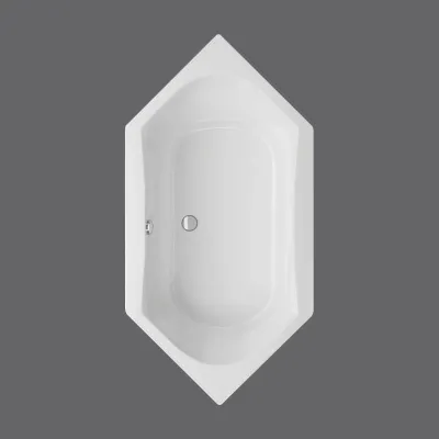 Badewanne 200x100 cm INA - 6-Eckbadewanne