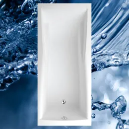 Badewanne COLUMBA in verschiedenen Größen - Acryl Rechteckbadewanne