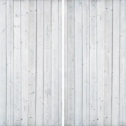 Duschrückwand ALU-Verbundplatte Dekor: Holz weiß