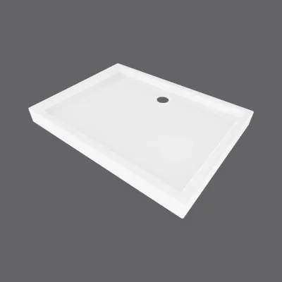 Duschwanne Flow+ ML aus Acryl von 90x80 bis 120x90 cm mit integriertem Fußgestell Duschwanne Flow+ aus Acryl von 90x80 bis 120x90 cm mit integriertem Fußgestell