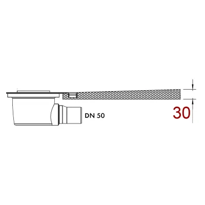 Boardstärke beträgt nur 30 mm an...